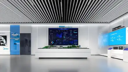 美的合康工业驱动科技展厅设计