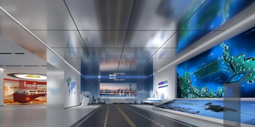 中交一公局智慧体验馆多媒体展示空间