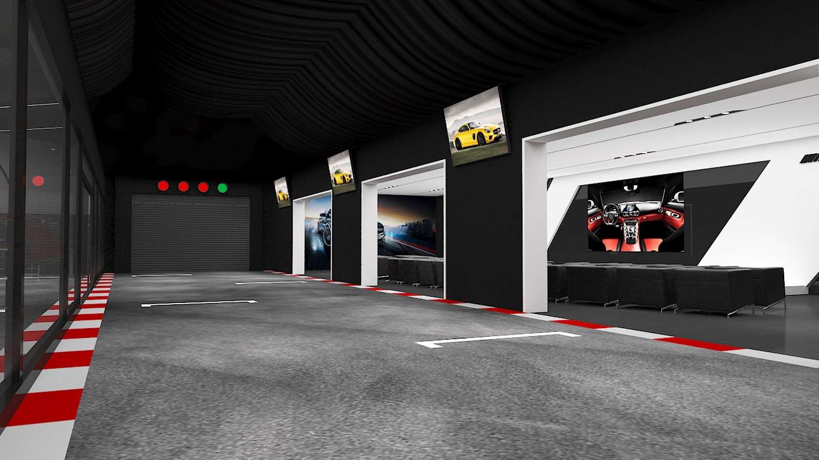 奔驰 AMG 极致驾驭品牌体验空间 空间展示 2