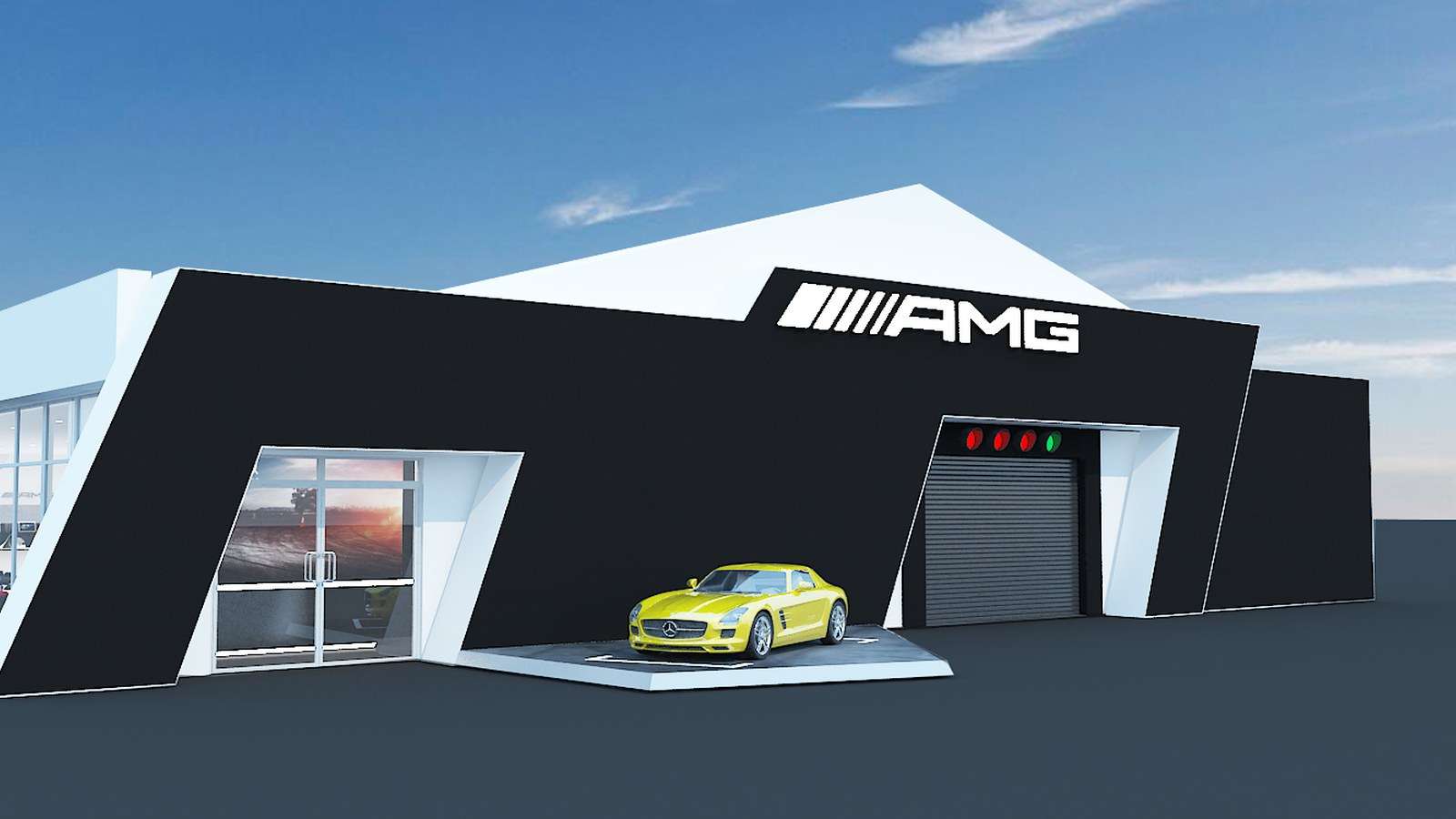 奔驰 AMG 极致驾驭品牌体验空间 空间展示 5
