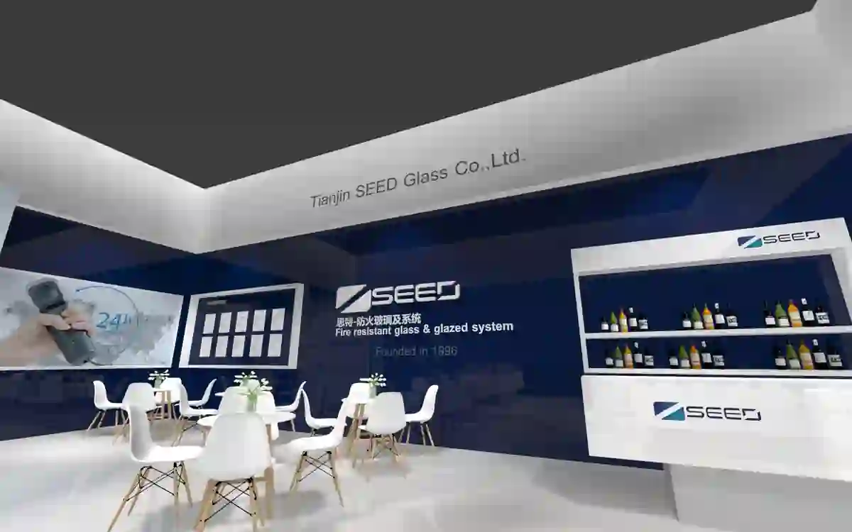 天津思特玻璃系统展台设计